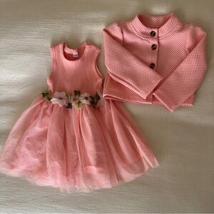 Tutu Toddler Dress and Matching Coat